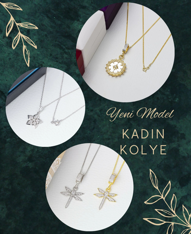 Kadın Gümüş Kolyeler